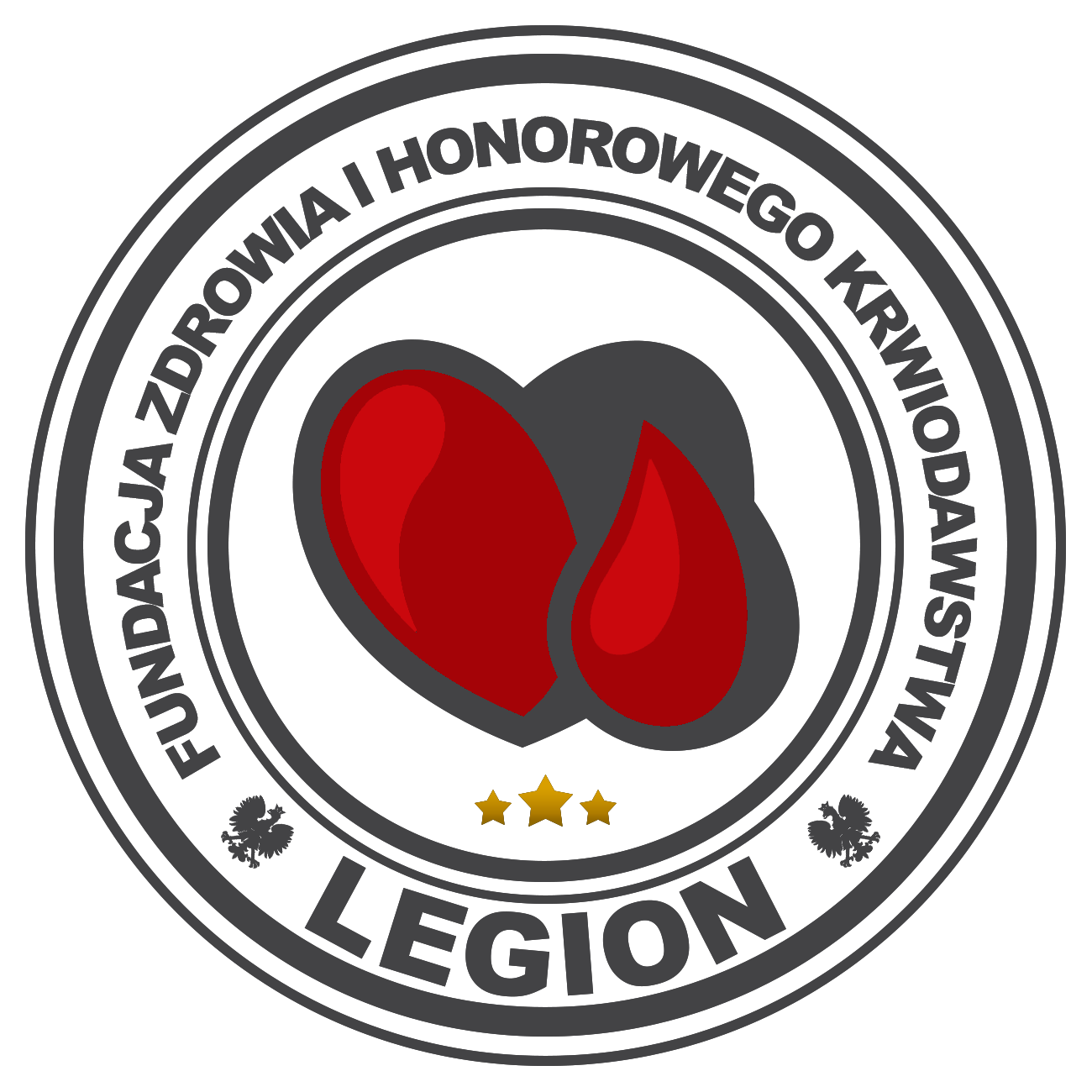 logo fundacja krwiodawstwo blood donor legionhdk